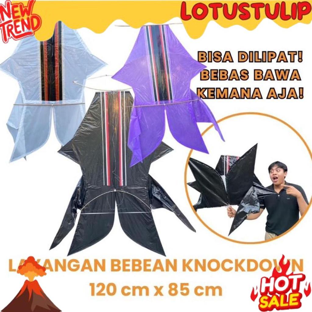 COD Layangan Bebean 1.2 meter x 85 cm - Layangan Bebean Knockdown - Layangan Bali - Layangan Plastik