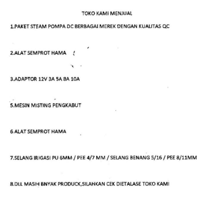 Selang Air 5/16 Serat Benang Selang Pompa Dc Irigasi 1 Roll 100 Meter