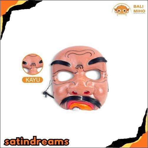 New Topeng Bondres - Topeng lawak Bali - Topeng bibir sumbing - Topeng Kayu - Topeng Bali - Topeng L