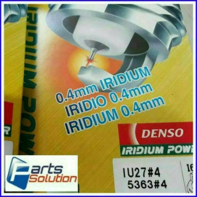 Busi Iridium Piaggio Liberty 100 155 Zip Denso Iu27 Baru