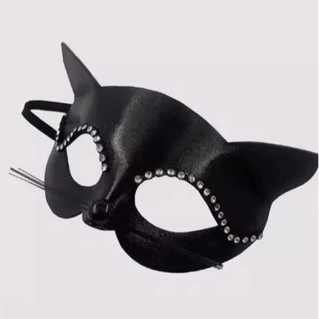 Topeng Pesta Halloween Kucing Cat Woman Halloween Mask