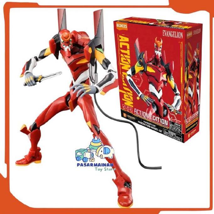 Blokees Figure Evangelion Neon Genesis Eva 02 Model Kit Legend Ver Evangelion Production
