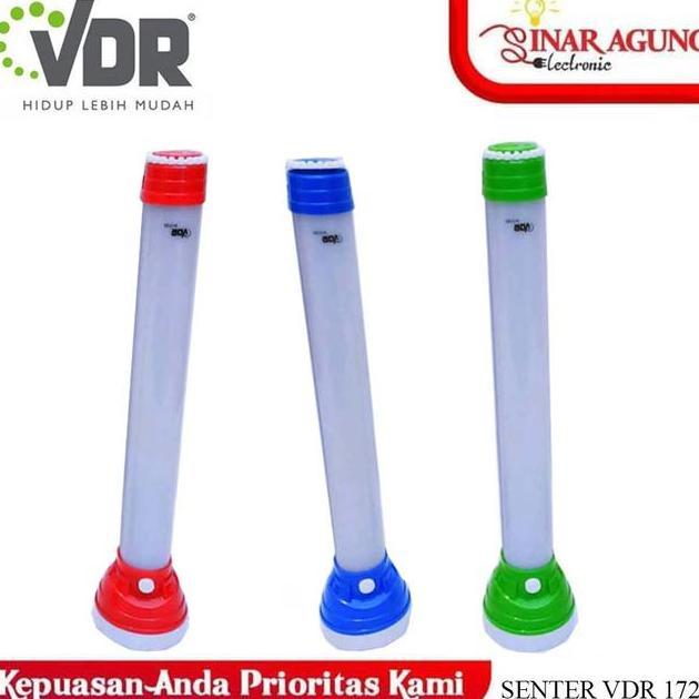 Lampu Emergency 2In1 Vdr1725 Vdr1725 Bisa Jadi Senter