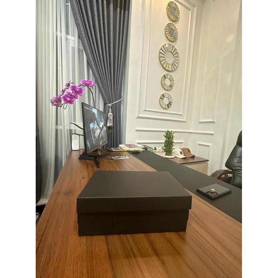 DUS BOX INERBOX KOTAK SEPATU POLOSAN HITAM