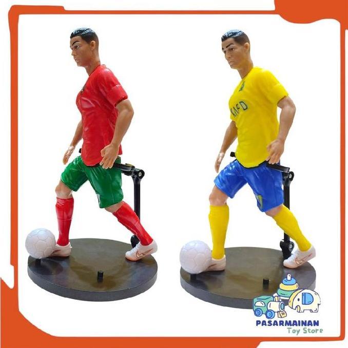 Figure Pemain Bola Cristian Ronaldo Messie FootBall Miniatur Pajangan