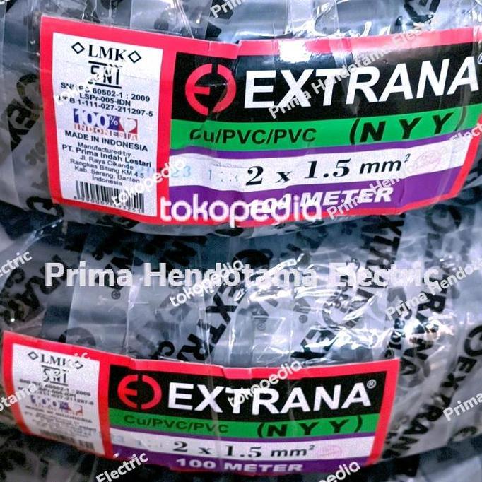 Kabel NYY 2x1.5mm Extrana | Kabel Extrana NYY 2x1,5mm (100Meter)