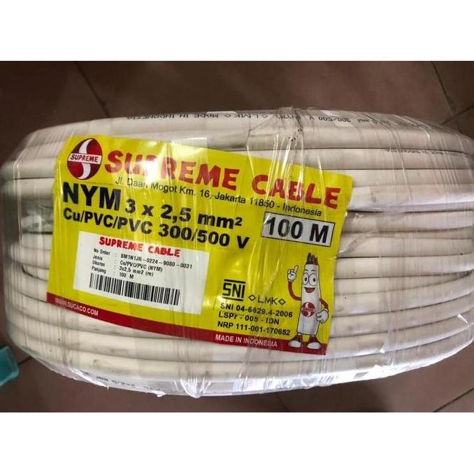 TERBARU - Kabel Tunggal NYM 3 x 2.5 mm / NYM 3x2.5 nym 3 x 2,5 Supreme