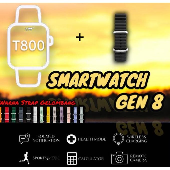 DY65 - Jam Tangan Pintar Bluetooh Series 8 Layar Jernih Penghitung Kalori Dan Detak Jantung Jam Tele