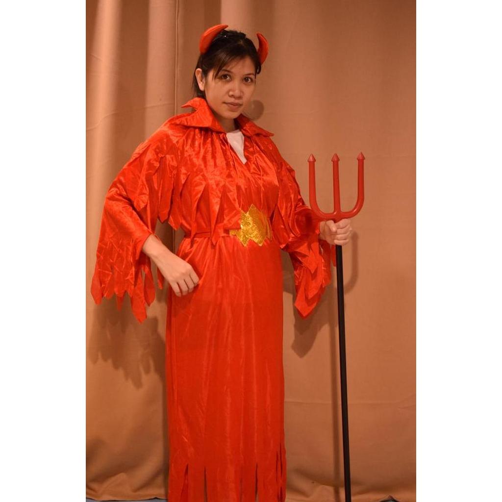 KOSTUM RED DEVIL KOSTUM HALLOWEEN RED DEVIL COSTUME