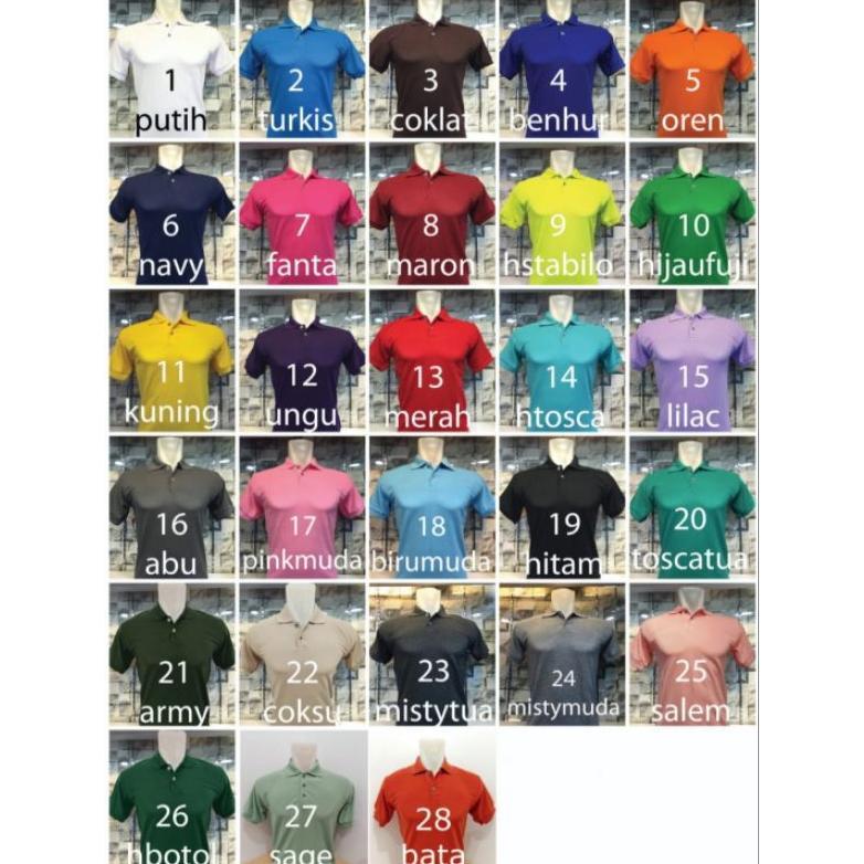Big Sale CUSTOME POLO - REQUEST SABLON BAJU POLO - CUSTOME BAJU KERAH SABLON ,,