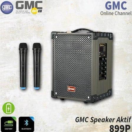 Speaker Bluetooth Karaoke Gmc 899P Free Mic Wireless 2