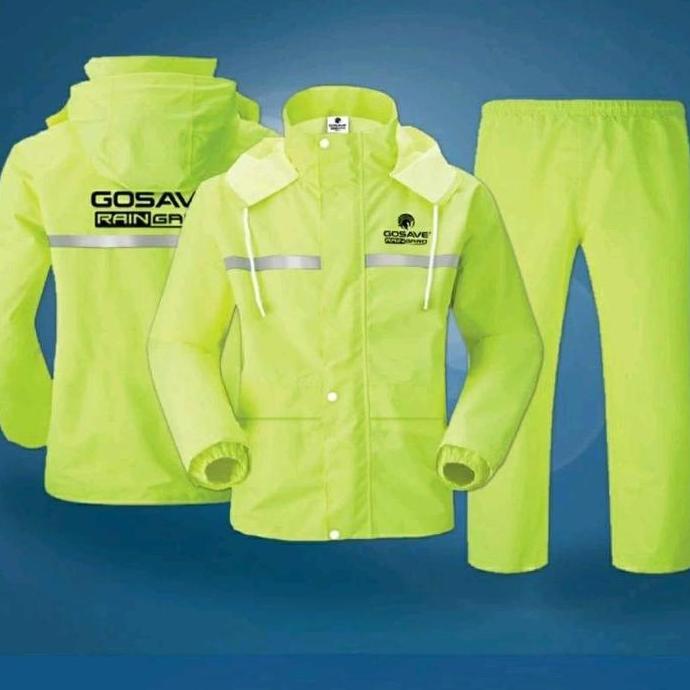 Jas Hujan Setelan RAINSHILD Anti Tembus PVC Tahan Air Jas Hujan Pria Jas Hujan Wanita Raincoat TU