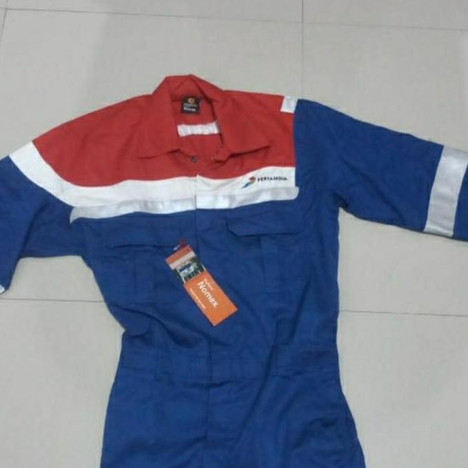 Wearpack Pertamina Nomex Original/Coverall Nomex Pertamina Dupont