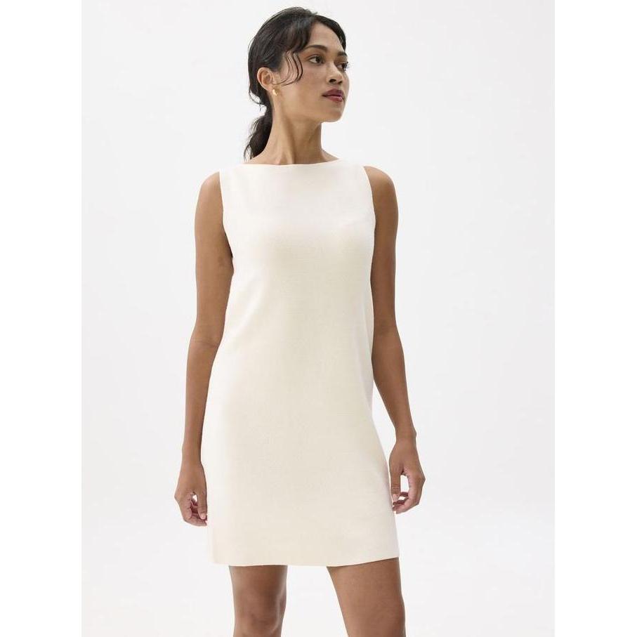 Love, Bonito - Dress Wanita - Knit Boat Neck Shift Mini Dress ES