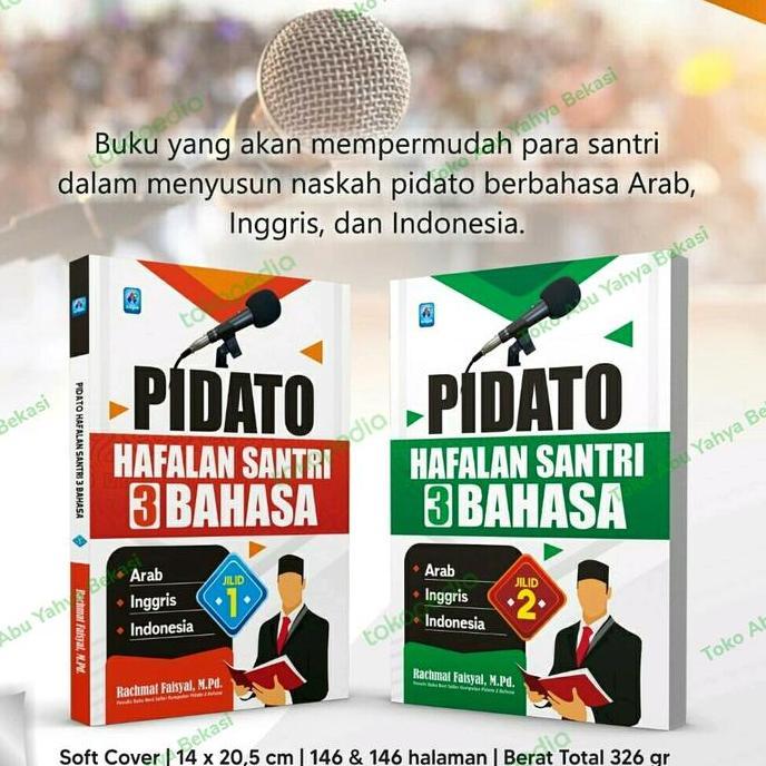 BUKU PIDATO HAFALAN SANTRI 3 BAHASA