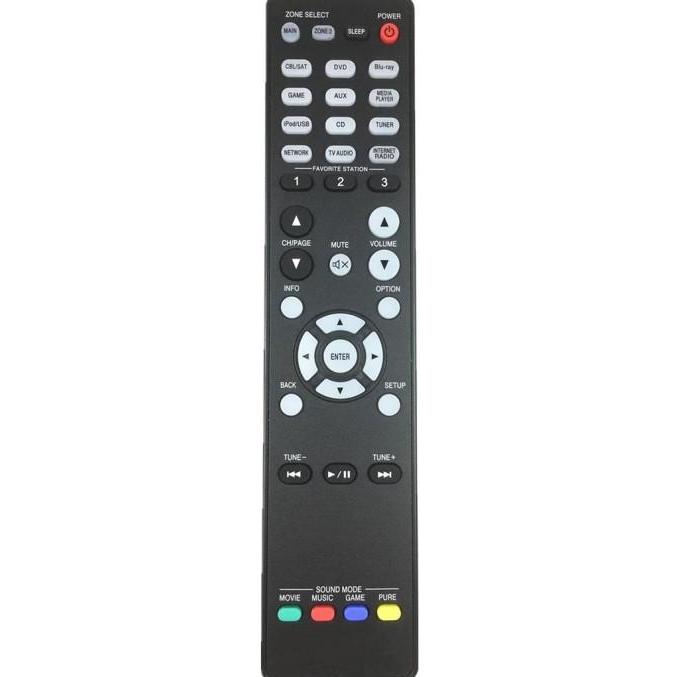 Remote Control Replace For Denon Rc-1167 Avr-2313Ci Avr-2113Ci Avr-2113 Avr-2313 Avr-1913 Av A/V Rec