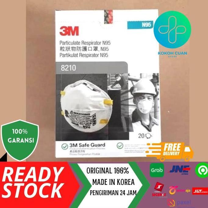 Masker 3M 8210 N95 Isi 20 Box