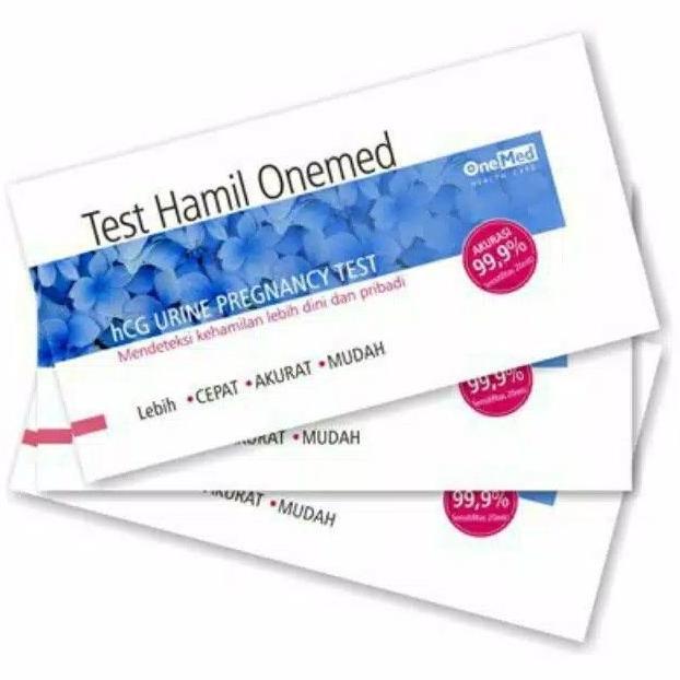 Onemed Tespek Alat Uji Kehamilan Hamil Strip 1 Box isi 50 Pcs