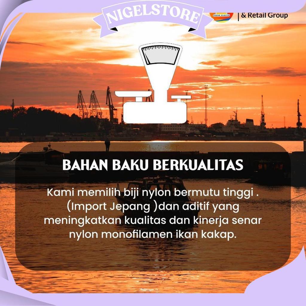 Senar Cap Ikan Kakap  Ukuran 3000 (120)  Per Roll /Tali Senar Pancing / Senar Layangan Ori