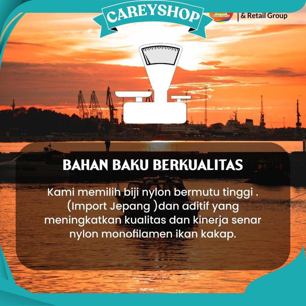 Senar Cap Ikan Kakap  Ukuran 3000 (120)  Per Roll /Tali Senar Pancing / Senar Layangan Ori