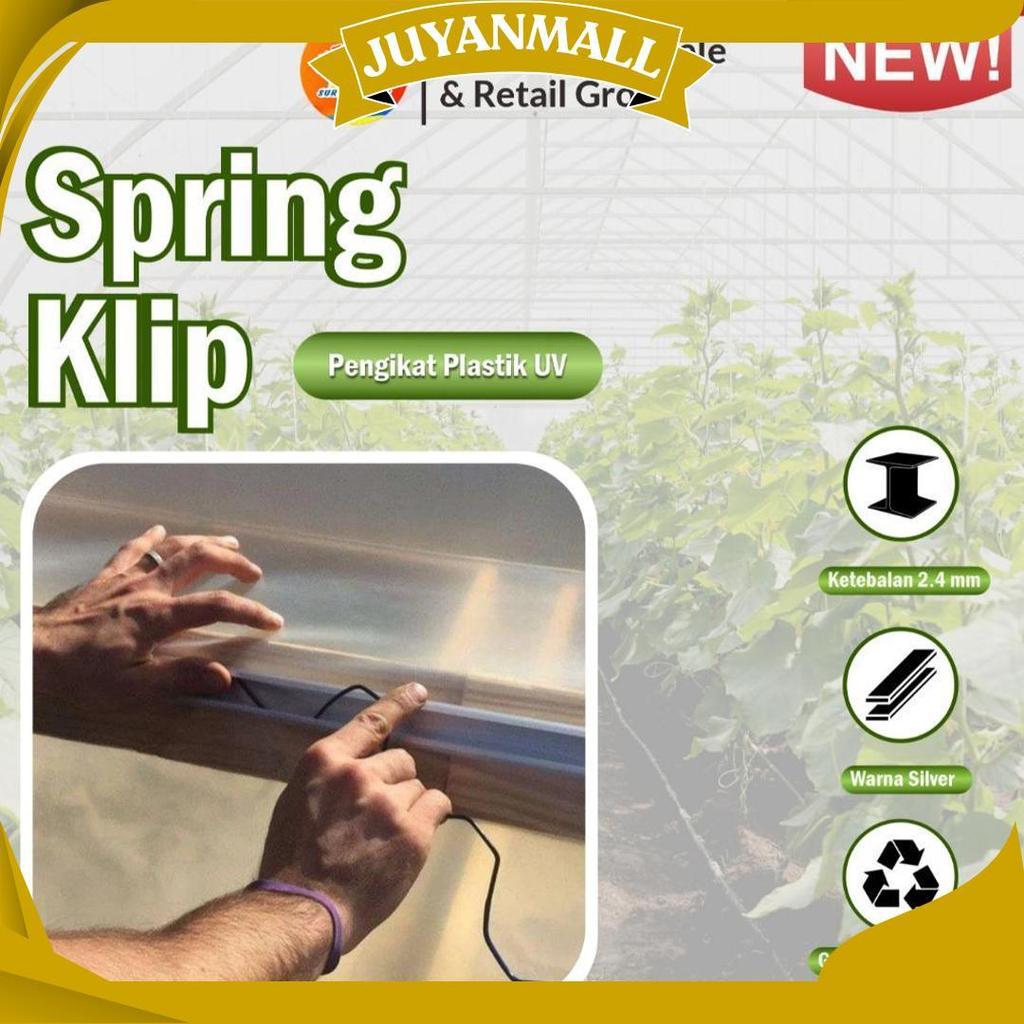 Penjepit Plastik Uv / Spring Klip Alat Pasang Plastik Uv Ori