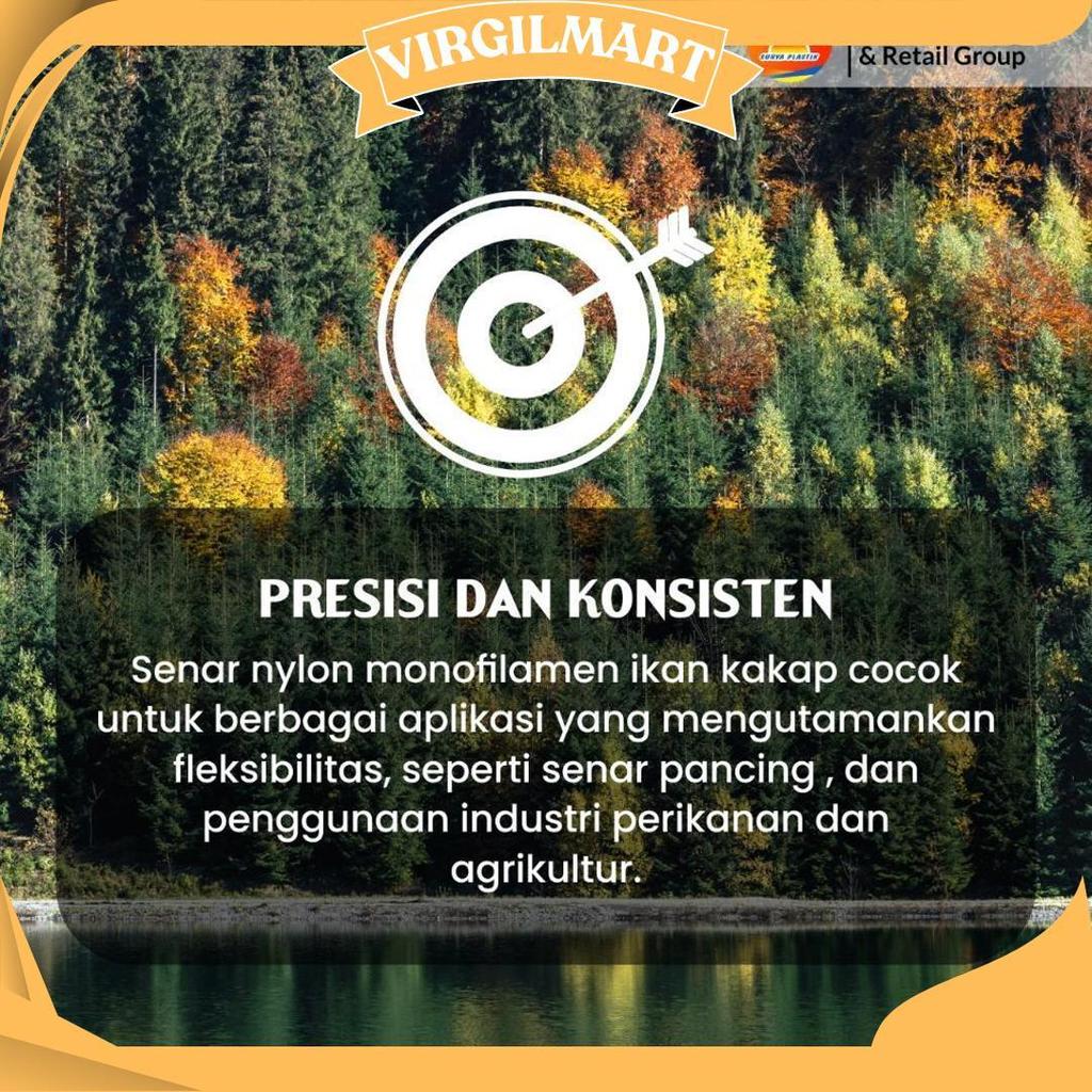 Senar Cap Ikan Kakap  Ukuran 1000 (70)  Per Roll /Tali Senar Pancing / Senar Layangan Cod