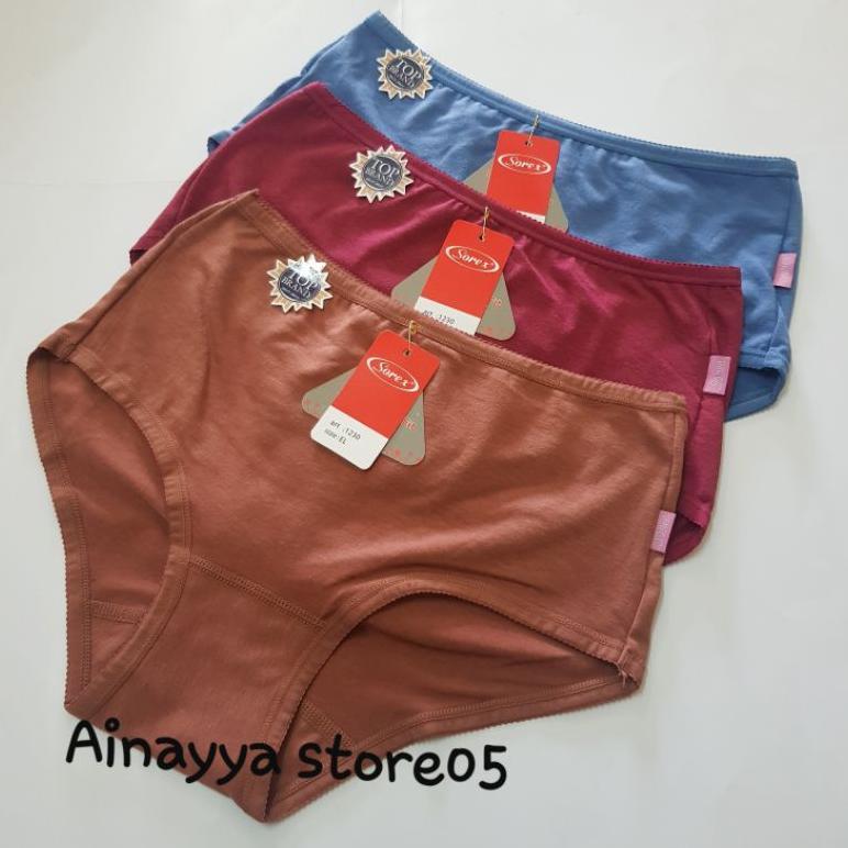 (6pcs) Celana Dalam Wanita SOREX 1230 Original Pakaian
