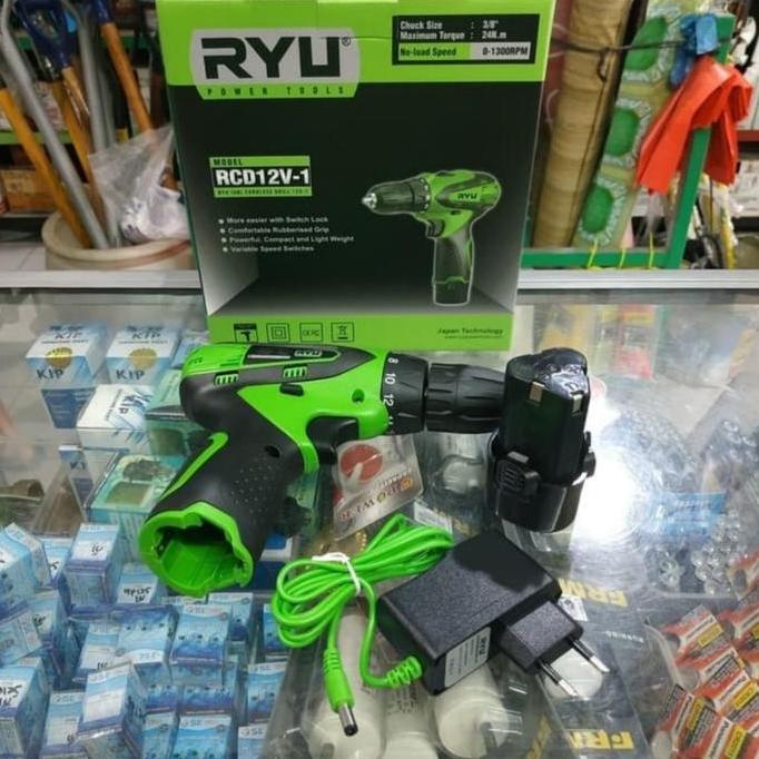 LOLOPECHKA Mesin bor baterai cordless RCD 12 V_1 RYU TEKIRO/bor cas baterai