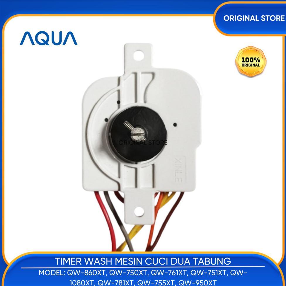 TIMER WASH 6 KABEL MESIN CUCI 2 TABUNG AQUA JAPAN SANYO Sparepart mesin cuci