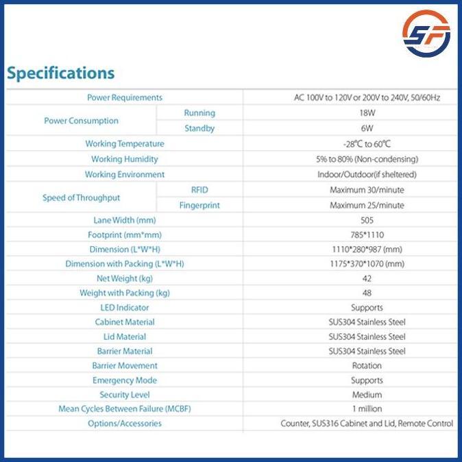 MI-GUSTASTU ZKTECO TS2000 PRO Gate Tripod Turnstile Barrier Gate + Controller + Reader | Palang Pint