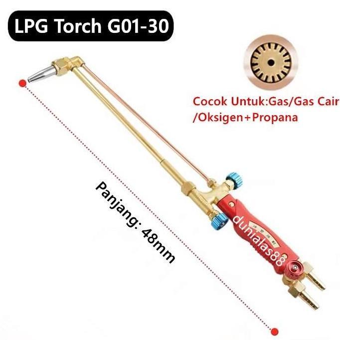LIBARDIRT G01-30 G01-100 G01-300 Stang Las Blender Potong Gas Cutting Torch OXY