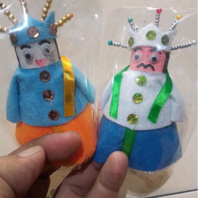 Ondel Ondel dari Kok Mainan anak kerajinan prakarya Sekolah Pendidikan