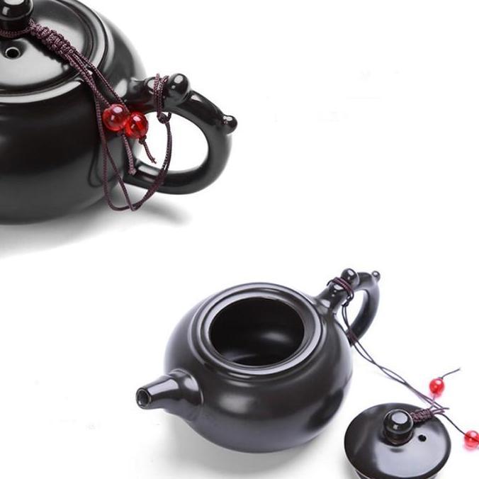 Chinese Tea Pot Set Antique Teko Teh China 4 Cangkir Keramik