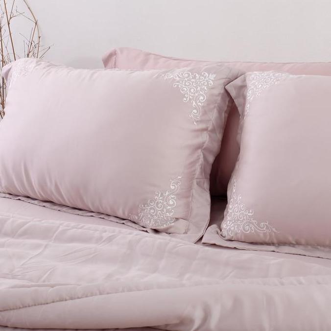 Sprei / Bedcover Serat Bambu Organic Sutra Lyocell Polos