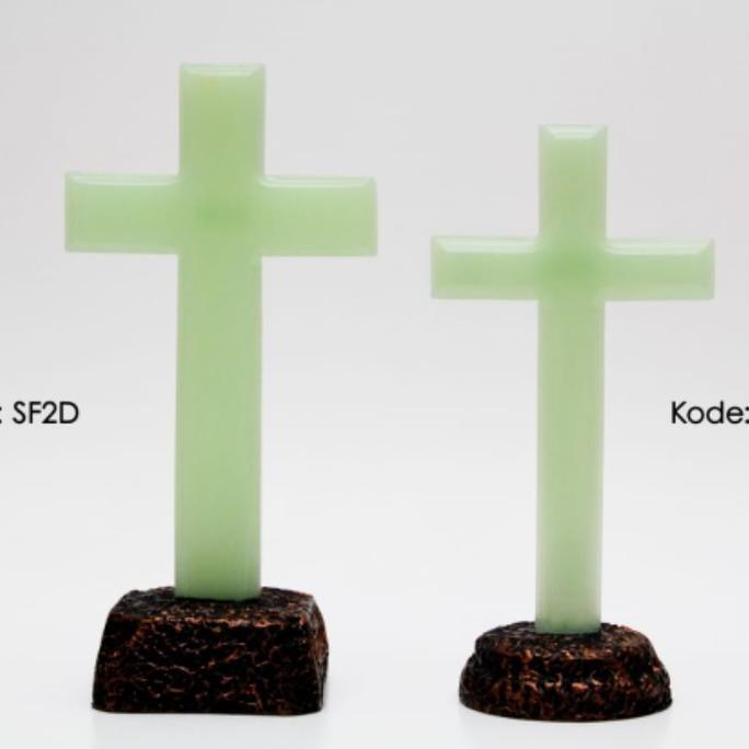 Salib Duduk Glow in the Dark Meja ukuran Kecil (SF3D) SMR