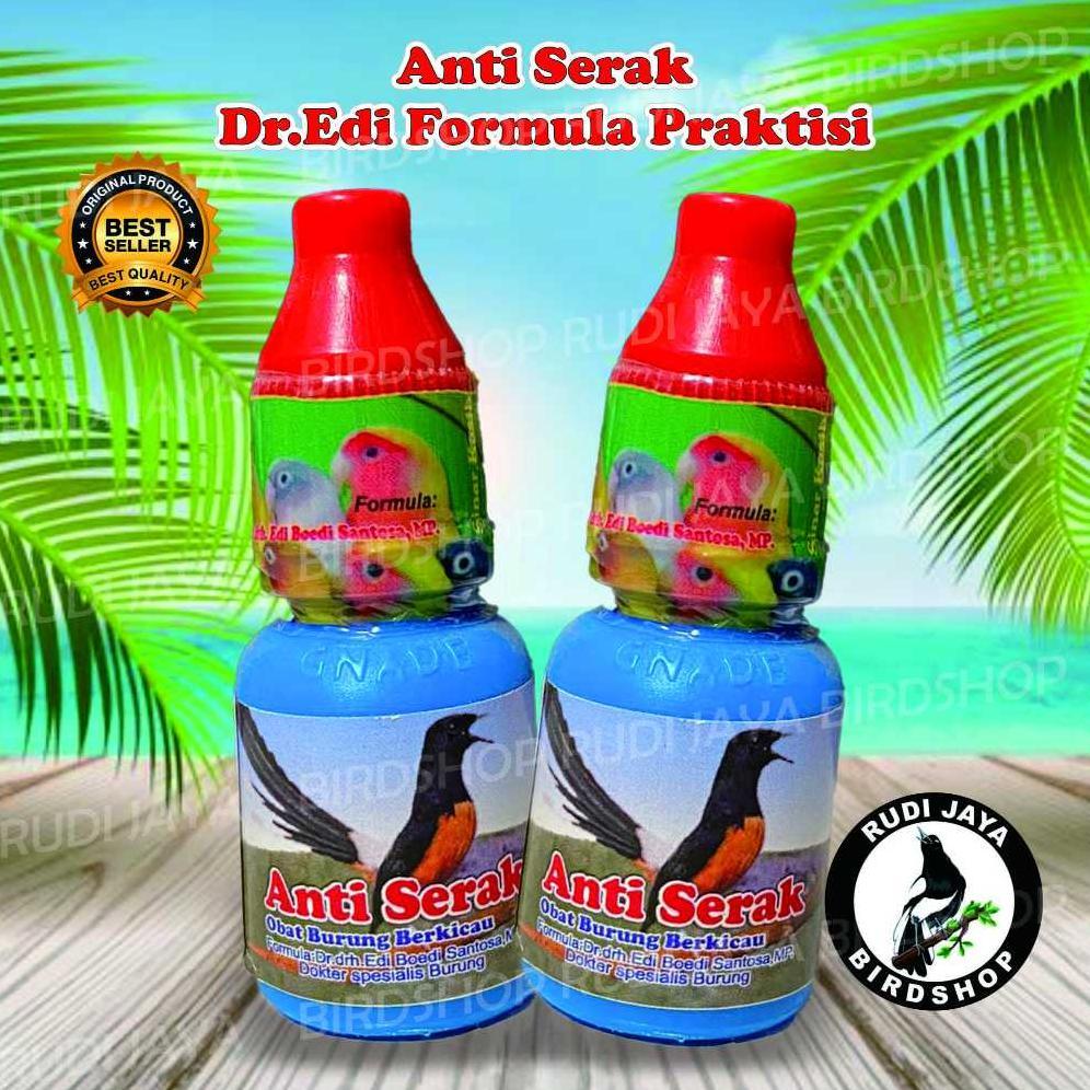 Terlaris Gd-90 Anti Serak Tenggorokan Lendir Dr Edhi Edi Boedi Obat Vitamin Burung Murai Kacer Kenar