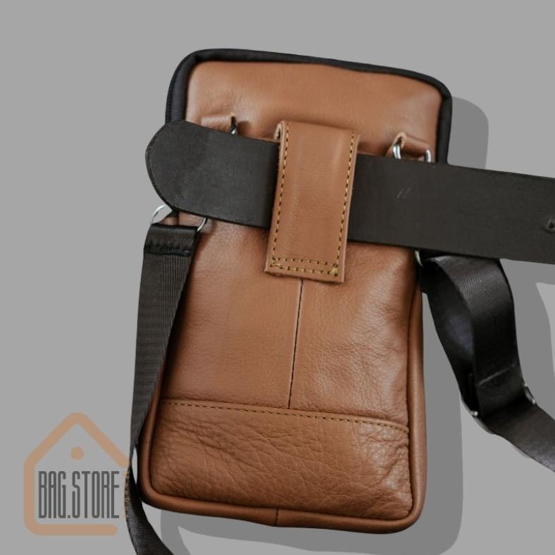 Ty-65 Sd-67 Tas Kecil Untuk Hp/ Mancing/ Bersantai Dari Kulit Sapi Hemat