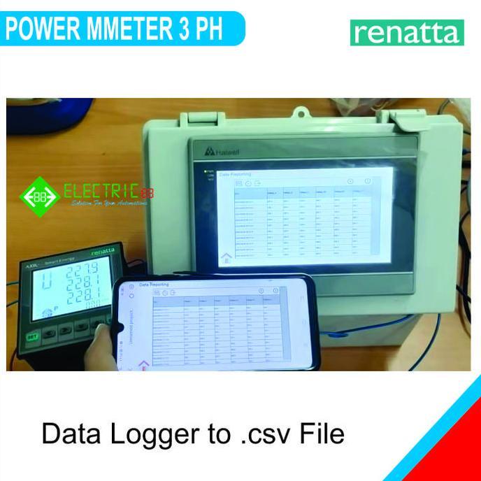 Renatta Power Meter 3 Phase Support Modbus Rtu Rs485