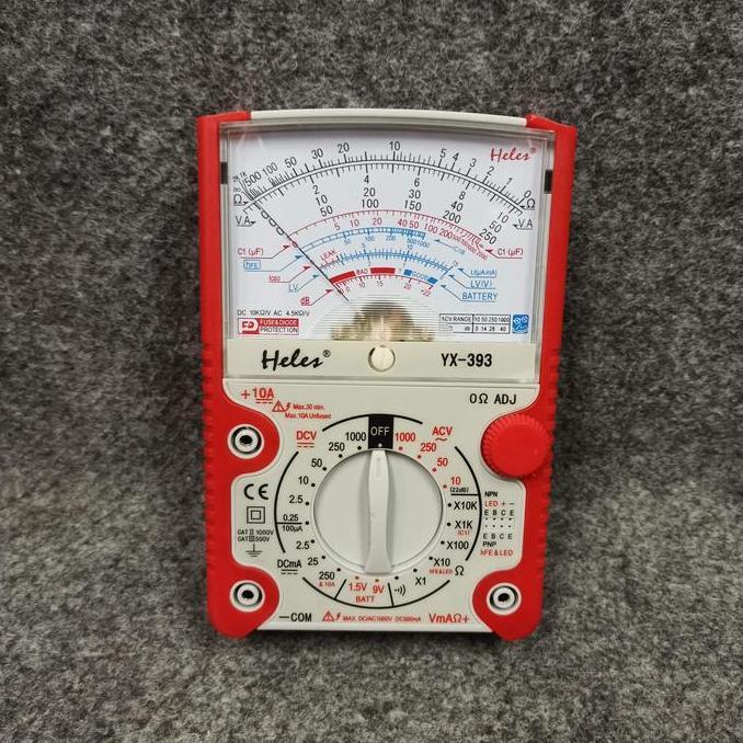 Multitester Multimeter Heles Yx-393 Yx393 Yx 393 Original Heles