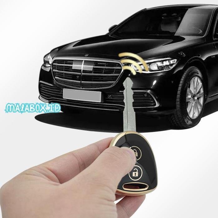 100% Ori Wdr-75 Cover Kunci Remote Mobil / Case Kunci Mobil Sarung Kunci Mobil / Untuk Ayla 2024 Agy