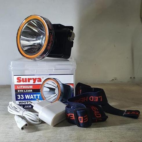 Surya Senter Kepala Syh L 335 R Headlamp 33 Watt Putih