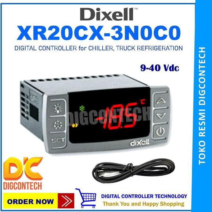 Xr20Cx Dixell Digital Thermostat Xr20Cx-3N0C0, 9-40 Vdc