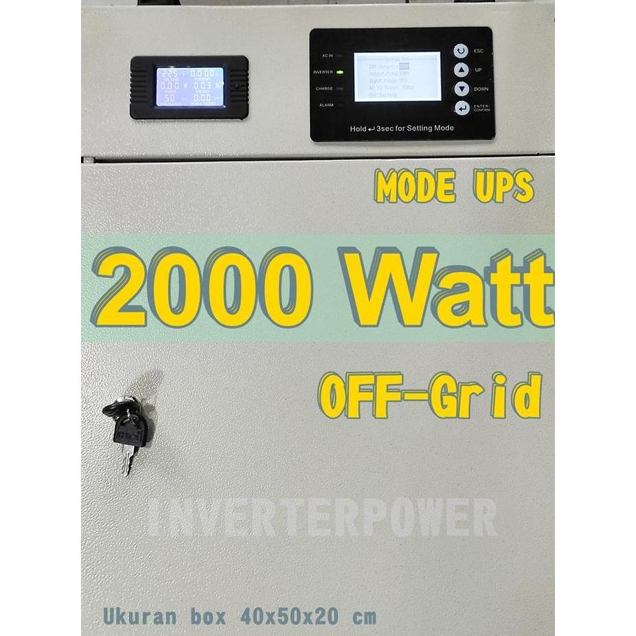 Box panel mode ups inverter paket lengkap trafo 2000 W psw