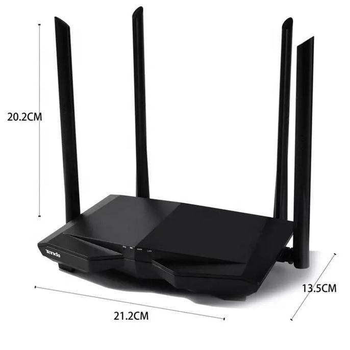 Tenda AC6 - Router WiFi Dual-band Canggih AC1200 Router Wifi