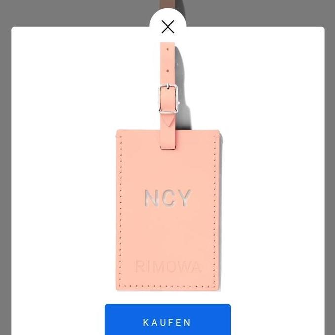 ORIGINAL NAME TAG RIMOWA