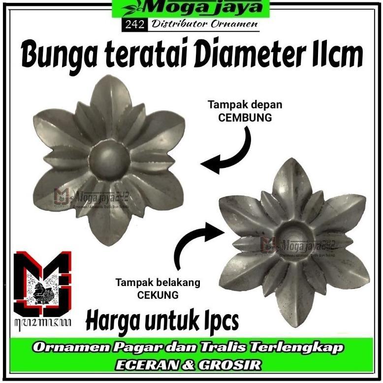 Promo Cod Bunga Teratai Besi Plat Hiasan Tralis Pintu Pagar ....
