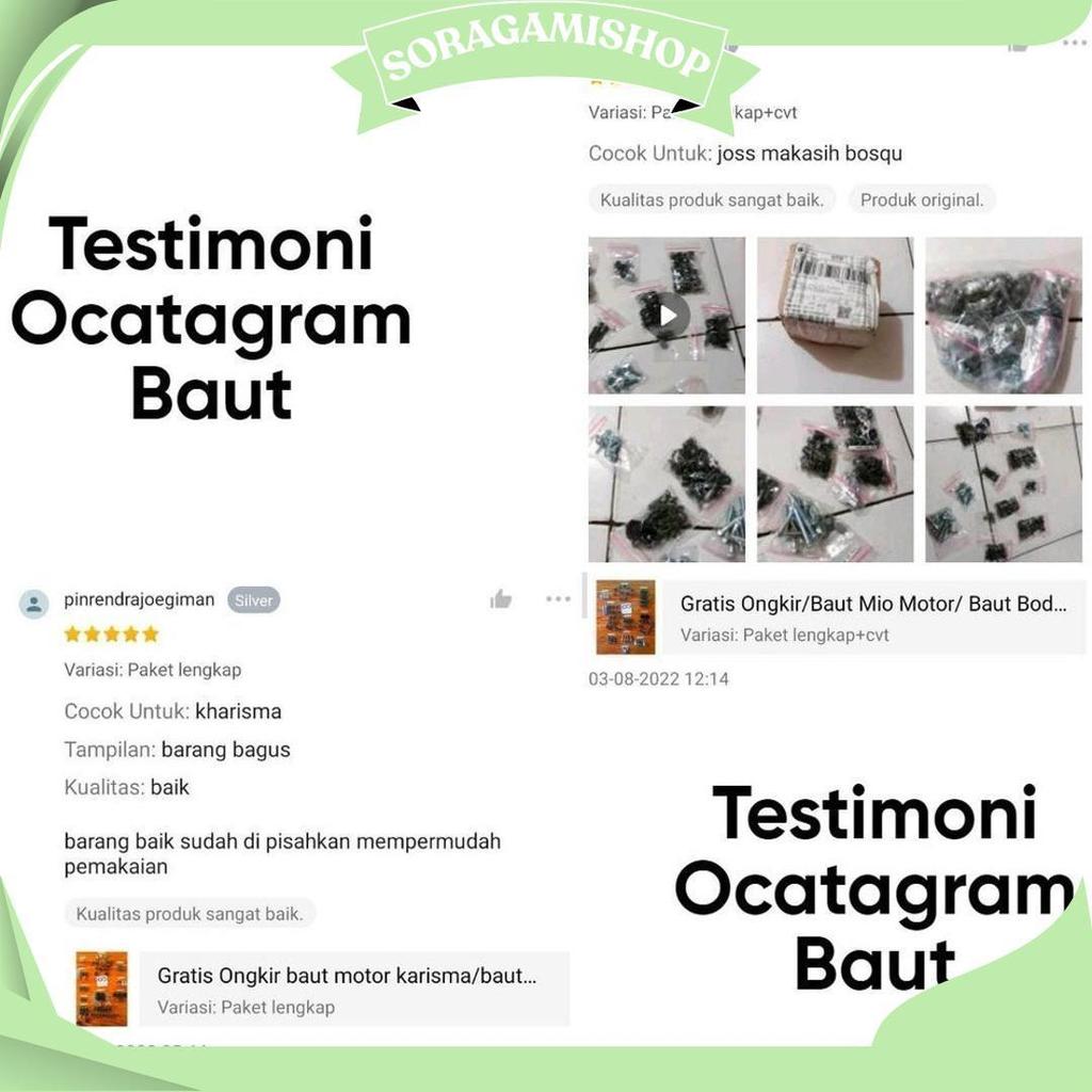 Baut Motor Vega R New Full Set Ori