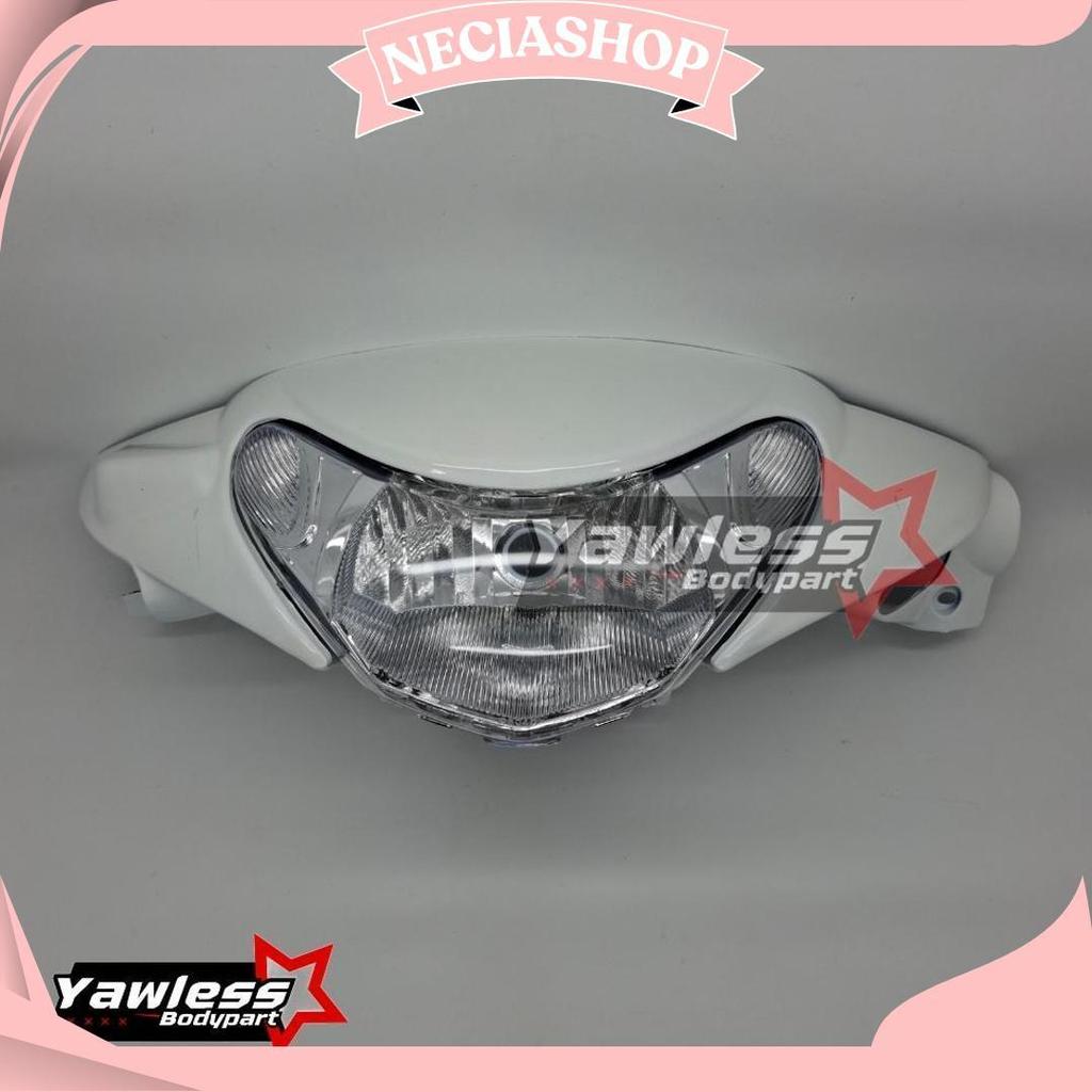 Batok Lampu Depan Motor Yamaha Mio Smile Tahun 2009 2010 2011 2012 Warna Hitam Biru Merah Hijau Puti