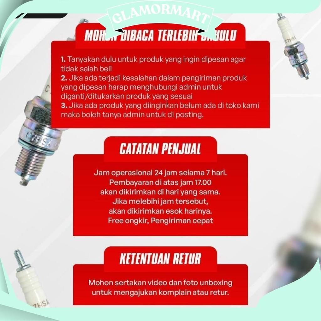 Busi C7Hsa Busi Untuk Mio,Grand,Suprax Lama (Busi Pendek) Ori