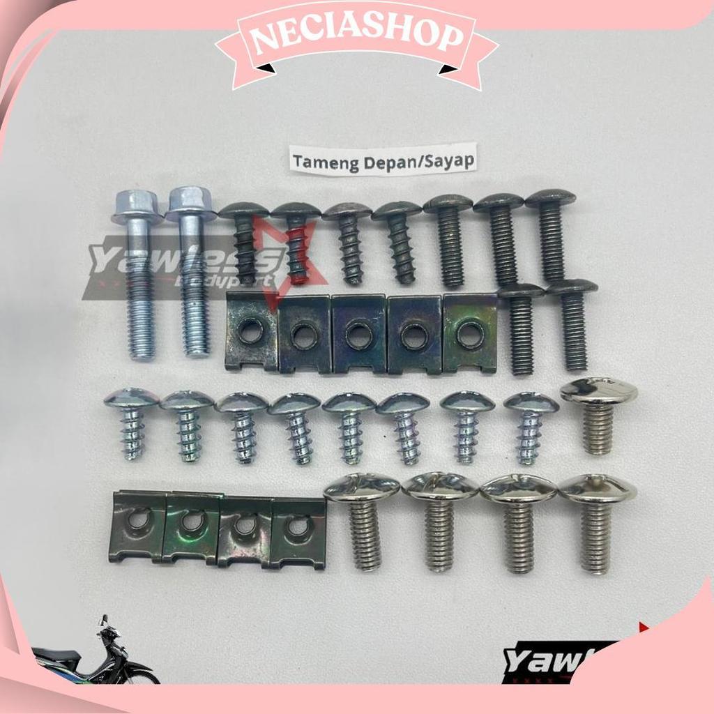 Baut Body Karisma Full Set / Baut Body Karisma 125 / Baut Karisma Full Set Ori